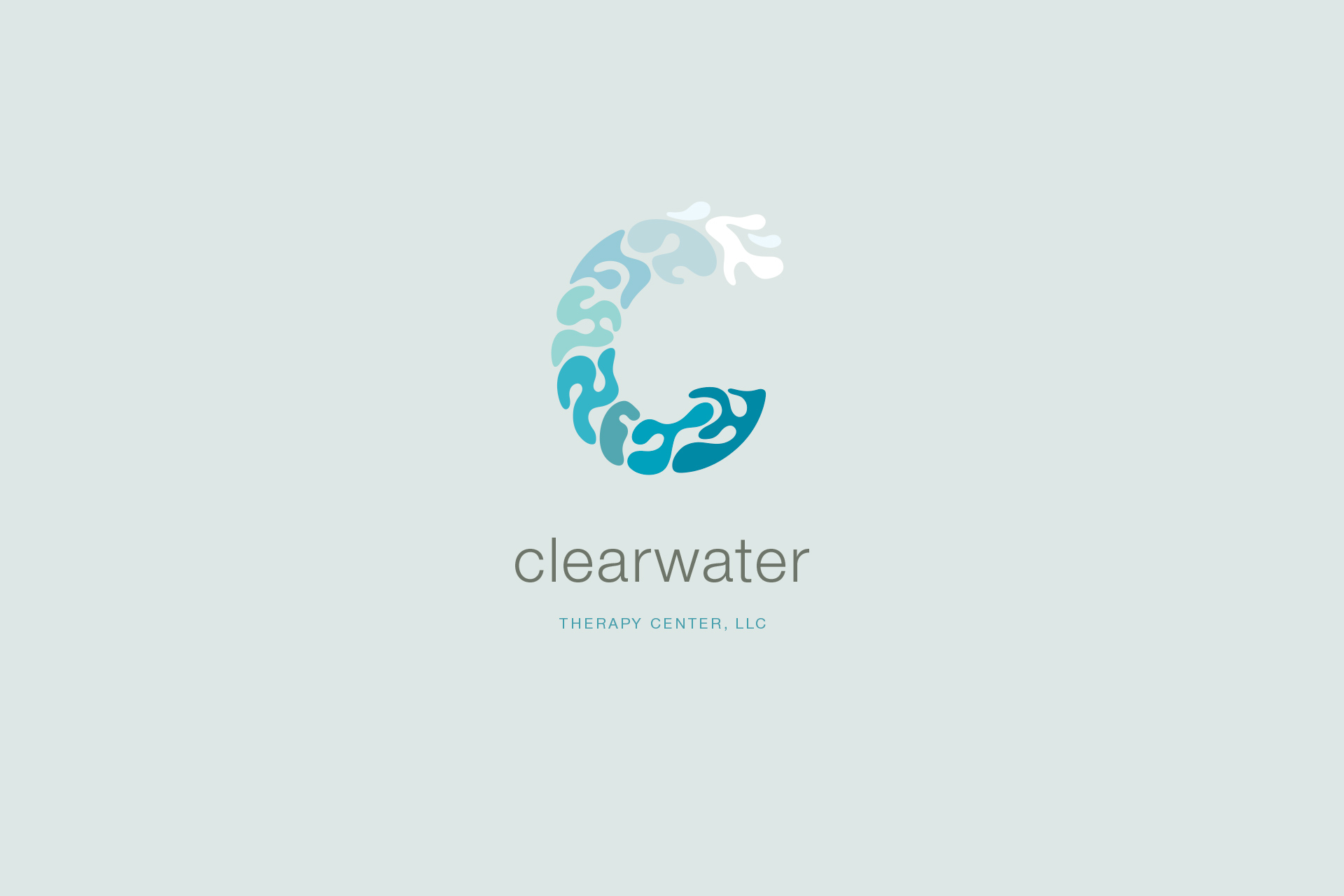 Clearwater Therapy Center logo identity design